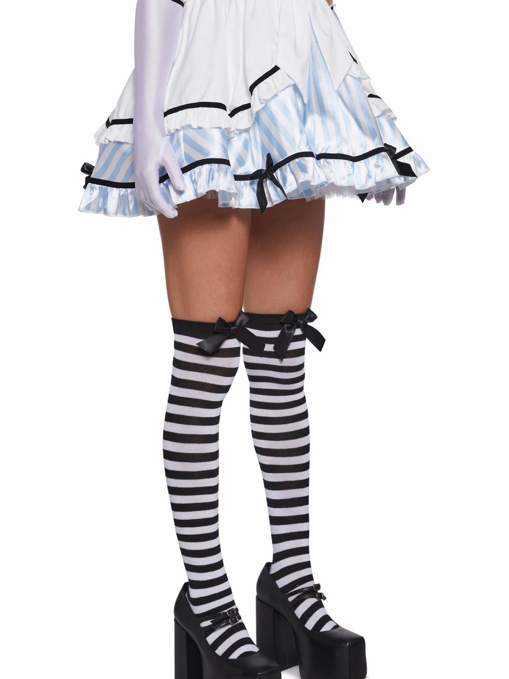 Dolls Kill Alice in Wonderland Costume Dress with Accessories - Picture 5 of 13